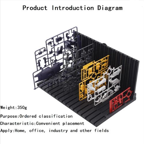 Yaroocvn Suitable for Gundam model tools, professional ABS model organizer, and anti-static design for MG/RG/PG enthusiasts' workstations