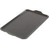 Two Burner Griddle, 10.3 X 17.4 Inches, Non-Stick, Black
