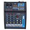 Pyle 4Ch Studio/DJ Controller Audio Mixer Console System w/USB & XLR PMXU43BT