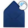 Folding cards A6 - C6 Gummed Edges without Box 10 Karten-Sets dark blue