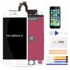 SRJTEK For iPhone 6 4.7" LCD Inch Replacement Repair Front Panel (Windshield Digitizer) Touch Panel Set with Repair Tools (White)