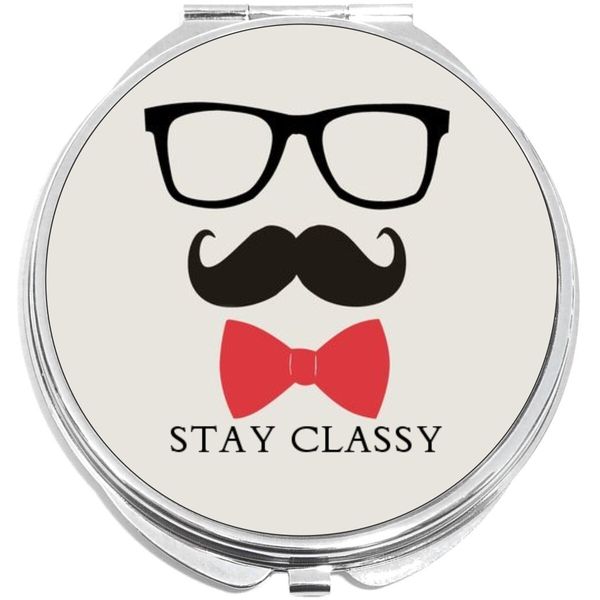 Stay Classy Compact with Mirrors - Perfect for your Pocket or Purse