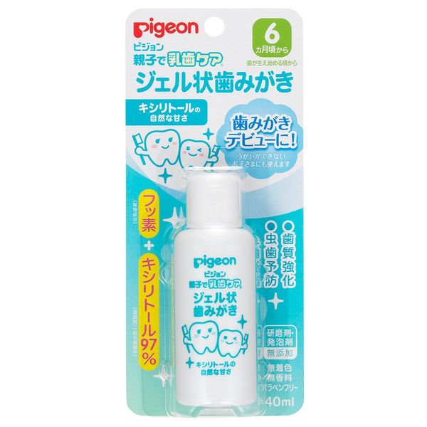 Pigeon Parent and Child Baby Teeth Care Gel Toothpaste (Quasi Drug) 1.4 fl oz (40 ml)