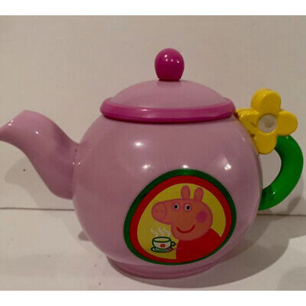 Peppa Pig Pink Teapot Tea Pot Pouring Sounds Tea Party Pretend Play