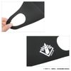 Magical War Mask, Double Sided Inn for Adults, High School Students, College Students, Antibacterial, Odor Resistant, Absorbent and Quick Drying, Washable, 0.4 inches (1 cm), Black