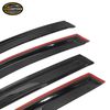 Fits 08-11 Ford Focus Sedan Window Visors Rain Sun Guard Vent 4Pc Set