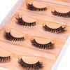 DYSILK 5 Pairs 6D Lashes Faux Mink Eyelashes Cat Eye Fluffy Natural Look False Eyelashes Long Lashes Pack Mink Lashes Soft Reusable Eye Lashes |Cat-Eye 8-15mm