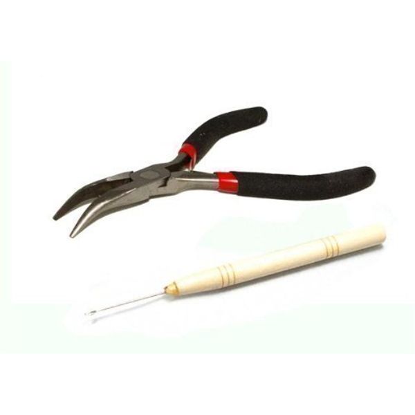 Hair Extension Tool Pliers Miro Rings Pulling Needle