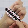 Painterly Lipstick Double-Sided Oval Nail File Emery Board Set 4 Pack