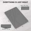 WICOLO STONE BATH MAT,DIATOMACEOUS MAT,ABSORBENT, QUICK DRYING - DARK GRAY