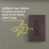 Pass & Seymour TR20USBPDDB Power Delivery USB Outlet, Dark Bronze