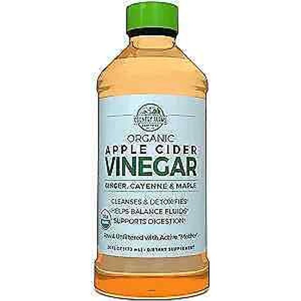 Organic Apple Cider Vinegar Tonic, Cleanses and Detoxifies, Helps Balance