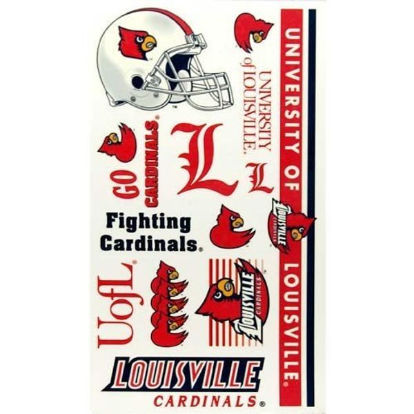 Wincraft Louisville Temporary Tattoos
