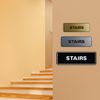 Standard Stairs Sign - Black - Small (2 Pack)
