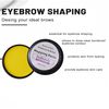 20g/0.7oz Microblading Eyebrow Marker Yellow Tattoo Brow Paste Eyebrow Permanent Makeup Mapping Paste Brow Lip Shape Position Tool