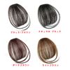 Bangs Wig, 100% Human Hair, Fully Hand Planted, One-Touch Point Wig, 2 Styles (Light Brown, Bangs Only)
