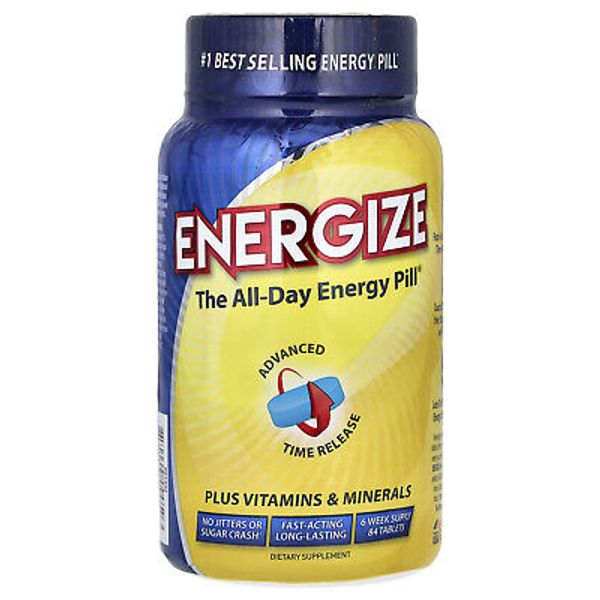 Energize,  The All Day Energy Pill, 84 Tablets