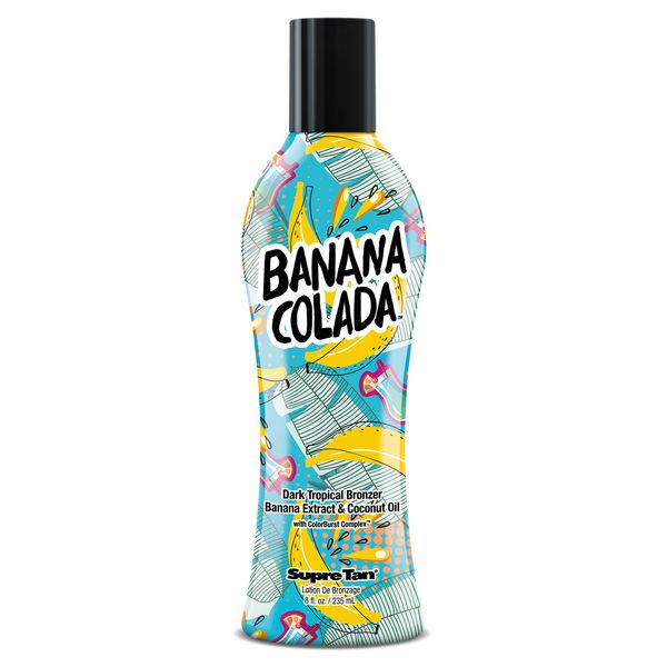 Supre Tan Banana Colada Tropical DHA Bronzer with ColorBurst Complex & Coconut Oil 8oz