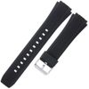 Casio EF-552 10357533 Resin Watch Strap Black, Black, Strap.