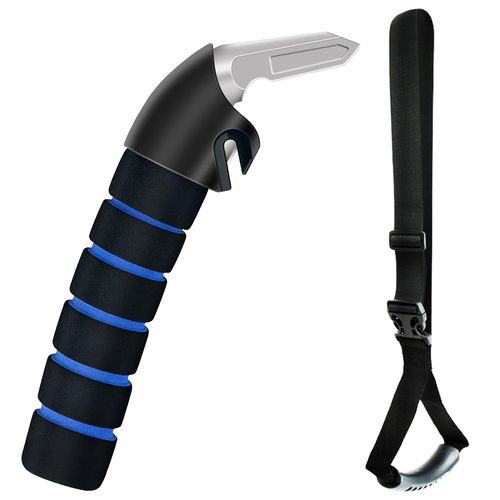 Car Handle Assist for Elderly Car Grab Handle Car Door Handle Multifunction Handle Car Door Latch Handle for Seniors and Handicapped(Blue)
