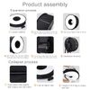PULUZ Mini Softbox Diffuser 45cm Portable Ring Flash Diffuser Soft Box for Speedlite Macro Portrait Shooting Photography Studio Light Modifier