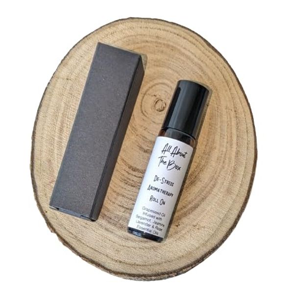 Aromatherapy Pulse Point Roll On: DE-STRESS Blend | Aromatherapy Roll On | Pulse Point Roller