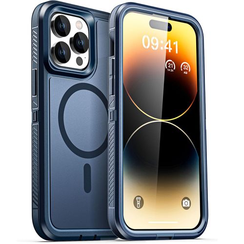 AICase for iPhone 14 Pro Max Case [Compatible with Magsafe],Magnetic Heavy Duty Drop Protection Full Body Rugged Shockproof/Dust Proof Military Protective Tough Durable for iPhone 14 Pro Max 6.7"_5