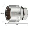 TONE Socket (12 Angles for Glasses Wrench) HPRGD-12 Double Side Width 0.5 inches (12 mm)