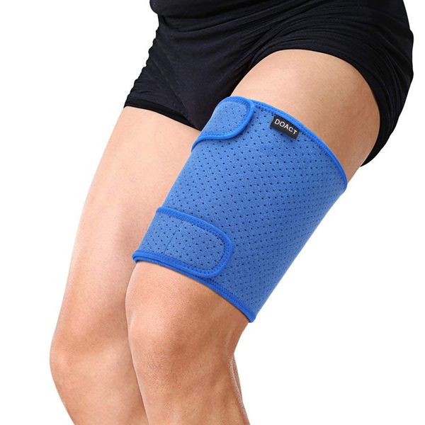 ANGGREK Thigh Brace Support for Hamstring Quad Groin Pain Relief, Adjustable Compression Sleeve Wrap Support for Men & Women