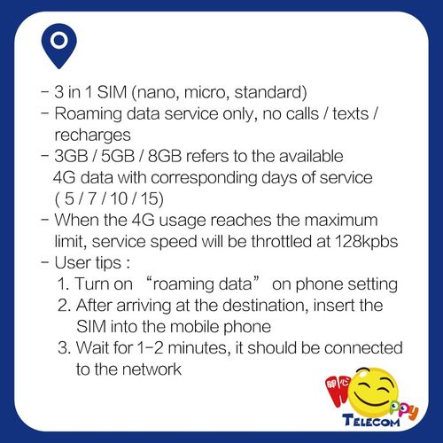 Happy Japan 15 Days Unlimited Data Travel Sim Card | 8GB of 4G LTE High-Speed Data Then 128kbps | No Daily Limit | No Registration Required | Easy Activation