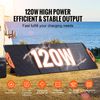 Portable Monocrystalline Solar Panel 120W Foldable ETFE Solar Charger kit