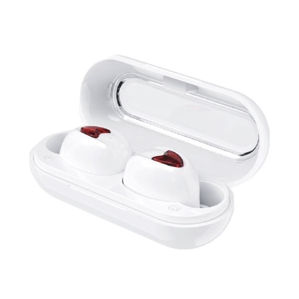 bluetooth earbuds with wireless charger case noisy canceling weather proof 