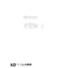KD By AxLabs 6-String Tailpiece -3-Screw Top Mount (1275 Style) - Black Nickel