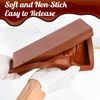 Webake Silicone Chocolate Moulds - Deep 2 Pcs Big Moulds for Thick Chocolate Bars & Candy