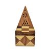 Temple Incense Cone Burner - Jointed Wood