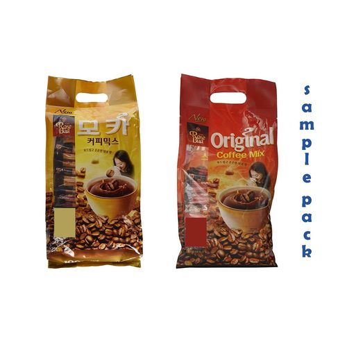 Korean Rosebud Original / Mocha Instant Coffee Mix Sample pack (20 Sticks)