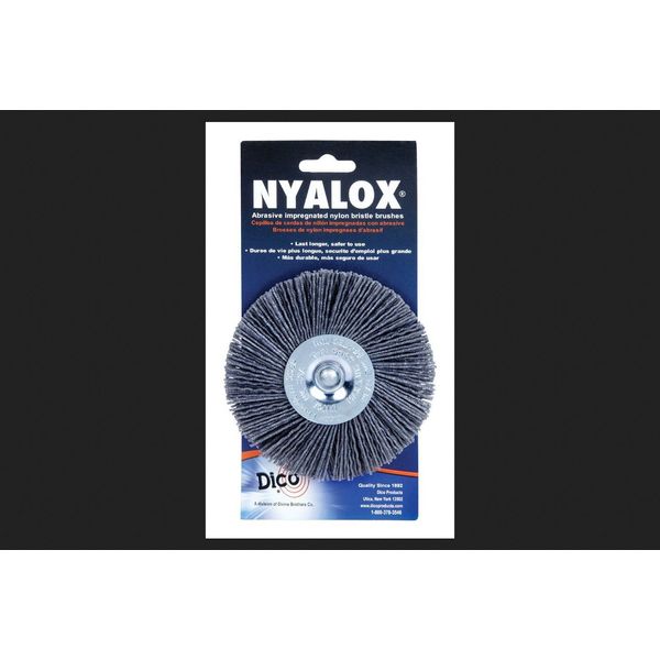 Dico 7200036 4" Coarse Nyalox Wire Wheel Brush
