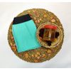 Moroccan Hammam Spa Set Natural Organic Black Soap & Exfoliating Glove Bundle