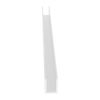 Polished Stainless 3/8" Fixed Panel Shower Door Deep U-Channel -  23" Stock Le