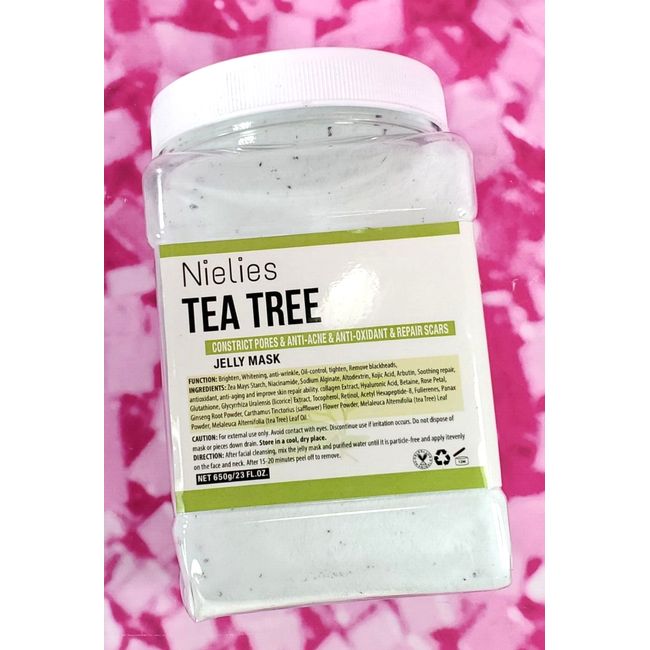 Nielies TEA TREE Jelly Mask Constrict Pores & Anti Acne, Repair Scars 23 Ounce