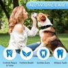 Best Dog Toothbrush & Toothpaste Kit - Natural Ingredients Reduce Plaque, Whiten