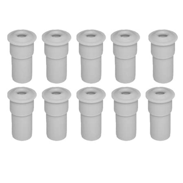 WINDSCREEN REPAIR KIT WHITE INJECTOR END SEAL RUBBER x 10