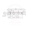 Titon SW Flat Grille (472mm 22mm) - White