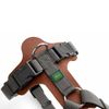 HUNTER AALBORG MIXED Dog Harness, M-L, Cognac/Grey, 63-96 cm