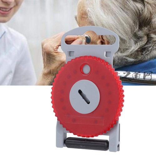 𝐂𝐡𝐫𝐢𝐬𝐭𝐦𝐚𝐬 𝐆𝐢𝐟𝐭 Hearing Aid Filter, Hearing Aid Guards HF4 Pro Hearing Aid Protection Earwax Guards Filters Cover for Siemens W-Best Rexton(Red)