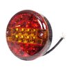 12V Red Amber Rear Combination Brake Tail Indicator Light Lamp Tractor Trailer