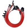 Red Ignition Spark Plug Wires Set For Chevy GMC Replacement 396-427-454-502