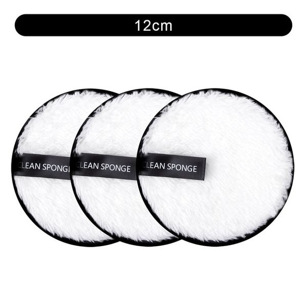 Reusable Makeup Remover Pads Cotton Wipes Microfiber Cosmetic Washing Towel Face Cleansing Sponge Skin Care Tools 3pcs