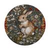 Rabbit in a William Morris Style Flower Garden PopSockets Adhesive PopGrip
