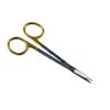 O.R GRADE Iris Scissors Straight Sharp Sharp reusable gold plated handle 4.5"